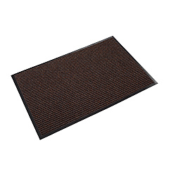 Crown Needle Rib Wipe and Scrape Mat, Polypropylene, 36 x 60, Brown (NR0035BR)