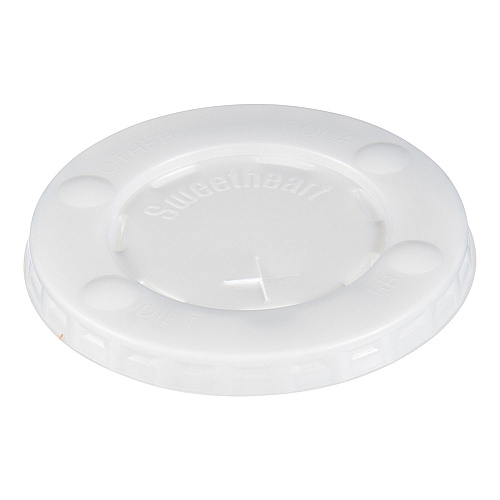 Dart Straw-Slot Cold Cup Lids, Fits 10 oz Cups, Clear, 100/Pack (L10BLN)