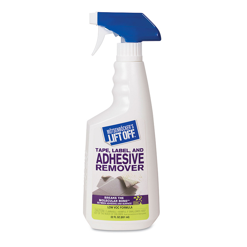 Motsenbocker's Lift-Off Tape, Label and Adhesive Remover, 22 oz Trigger Spray, 6/Carton (40701CT)