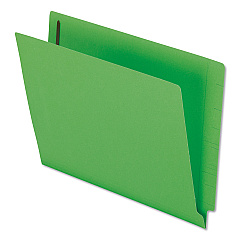 Pendaflex Colored Reinforced End Tab Fastener Folders, 2 Fasteners, Letter Size, Green Exterior, 50/Box (H10U13GR)