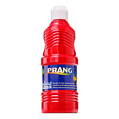 Prang Washable Paint, 12 Assorted Colors, 16 oz Dispenser-Cap Bottle, 12/Pack (10796)