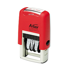 AbilityOne 7520013523019 SKILCRAFT Self Inking Line Dater, Black