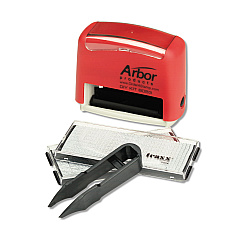 AbilityOne 7520002643718 SKILCRAFT Self Inking Do-It-Yourself Stamp Kit, Black