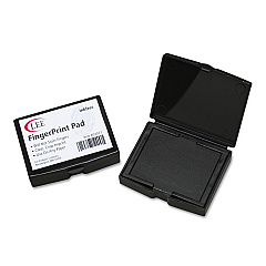 LEE Inkless Fingerprint Pad, 2 1/4 x 1 3/4, Black (03027)