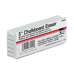 Charles Leonard 5-Inch Chalkboard Eraser, 5" x 2" x 1" (74555)