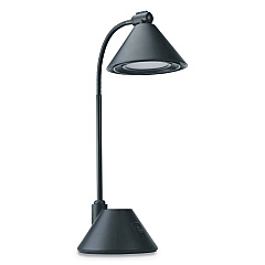 Alera LED Task Lamp, 5.38"w x 9.88"d x 17"h, Black (ALELED931B)