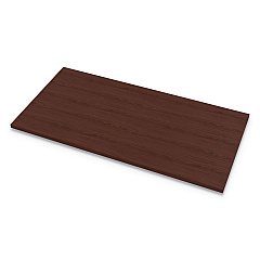 Fellowes Levado Laminate Table Top, 72" x 30" x , Mahogany (9650601)