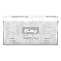 Kleenex Premiere Folded Towels, 7.8 x 12.4, White, 120/Pack, 25 Packs/Carton (13253)