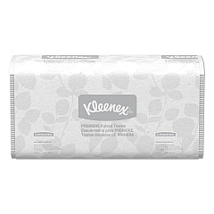 Kleenex Premiere Folded Towels, 7.8 x 12.4, White, 120/Pack, 25 Packs/Carton (13253)