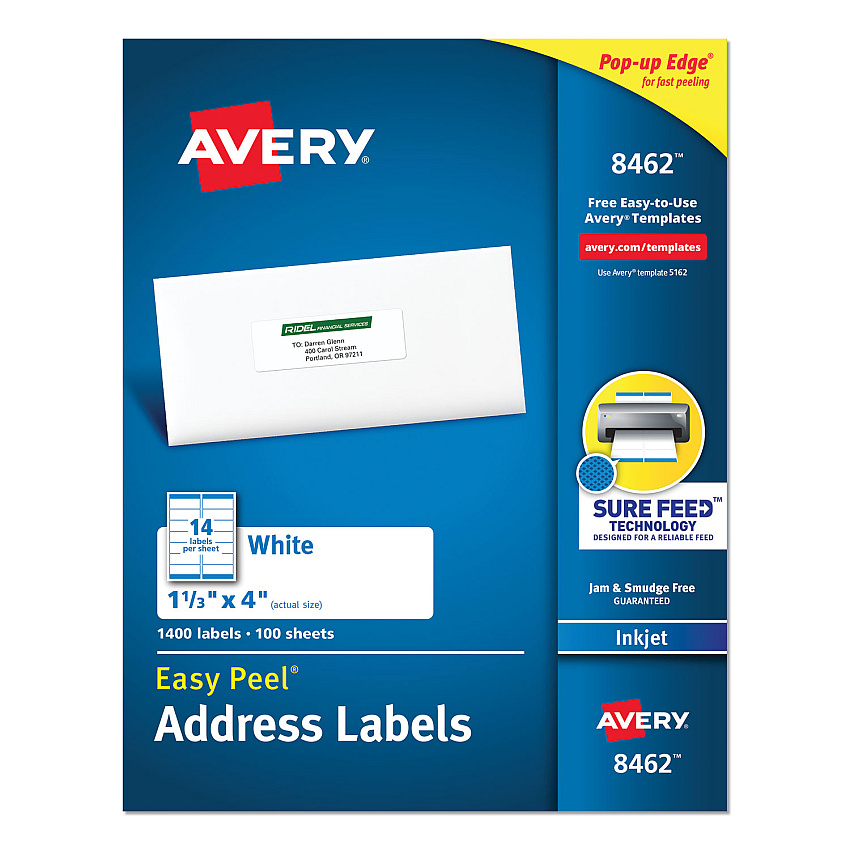 Avery 8462 Labels