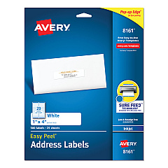 Avery 8161 Easy Peel White Address Labels