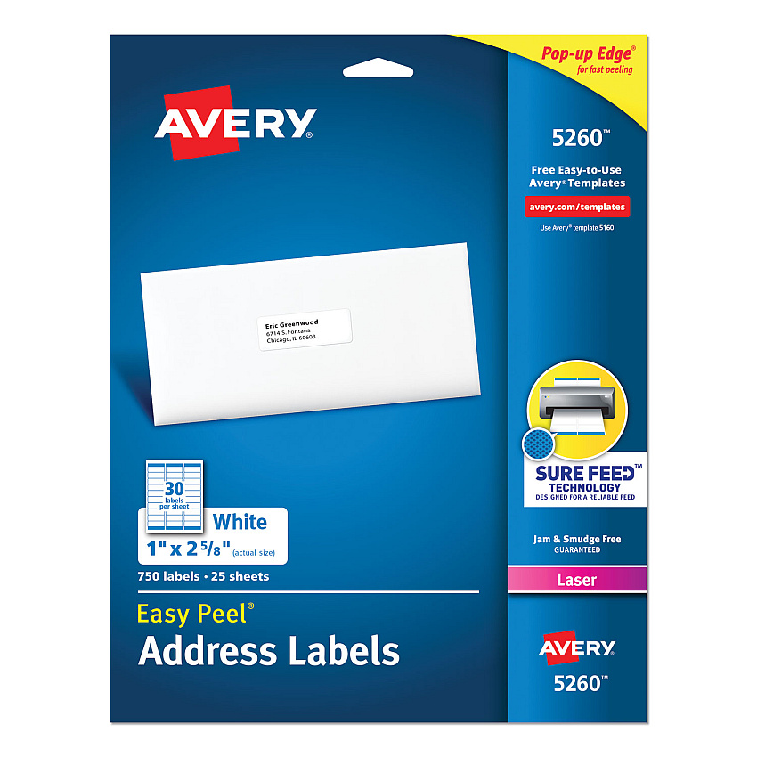 Avery 5260 Labels