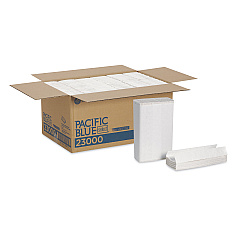 Georgia Pacific Professional Pacific Blue Select C-Fold Paper Towels, 2-Ply, 10.1 x 13.2,White, 120/Pack, 12 Packs/Carton (23000)