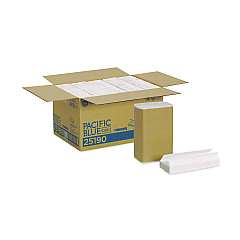 Georgia Pacific Professional Pacific Blue Basic C-Fold Paper Towel, 10.1 x 13.2, White, 240/Pack, 10 Packs/Carton (25190)
