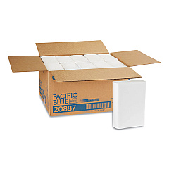 Georgia Pacific Professional Pacific Blue Ultra Folded Paper Towels, 10.2 x 10.8, White, 220/Pack, 10 Packs/Carton (20887)