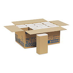 Georgia Pacific Professional Pacific Blue Basic Folded Paper Towel, 9.2 x 9.4, White, 250/Pack, 16 Packs/Carton (20204)