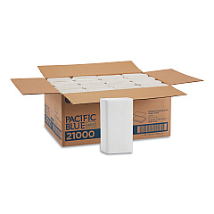 Georgia Pacific Professional Blue Select Multi-Fold 2 Ply Paper Towel, 9.2 x 9.4, White, 125/Pack, 16 Packs/Carton (21000)