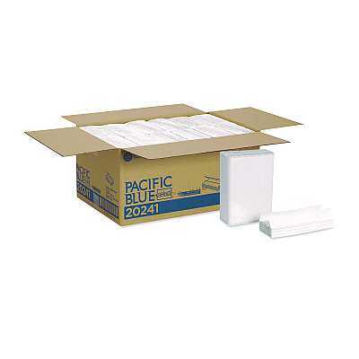 Georgia Pacific Professional Pacific Blue Select C-Fold Paper Towel, 10.1 x 13.2, White, 200/Pack, 12 Packs/Carton (20241)
