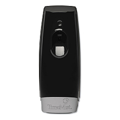 TimeMist Settings Metered Air Freshener Dispenser, 3.4" x 3.4" x 8.25", Black (1047811EA)