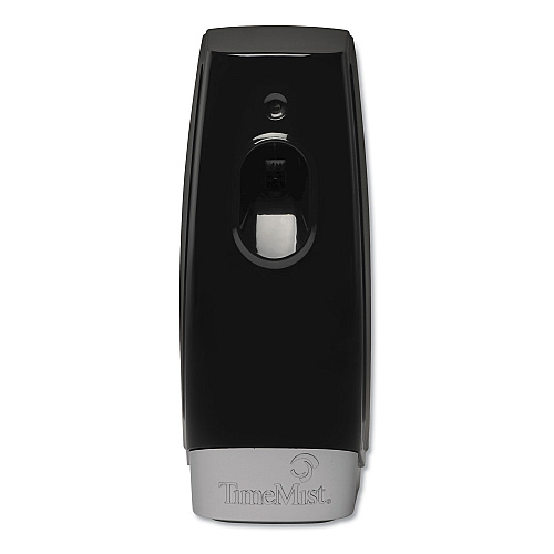 TimeMist Settings Metered Air Freshener Dispenser, 3.4" x 3.4" x 8.25", Black (1047811EA)