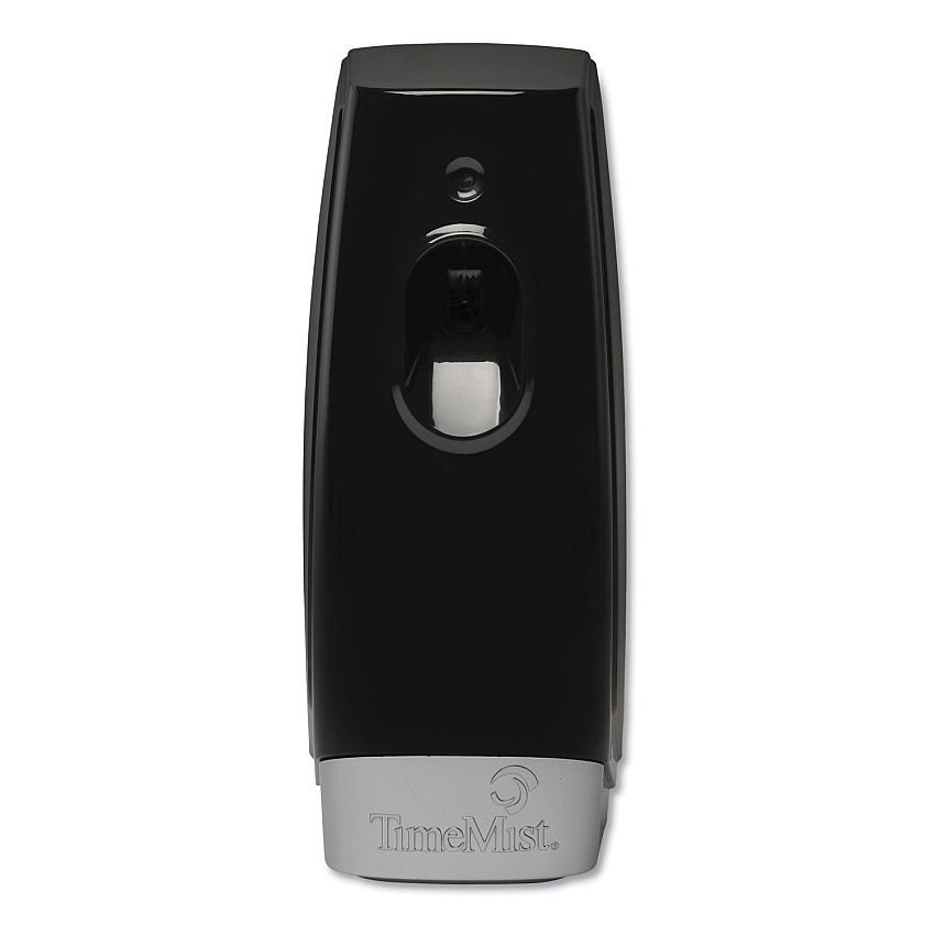 TimeMist Settings Metered Air Freshener Dispenser, 3.4" x 3.4" x 8.25", Black (1047811EA)