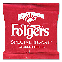 Folgers Ground Coffee, Fraction Packs, Special Roast, 0.8 oz,  42/Carton (06897)