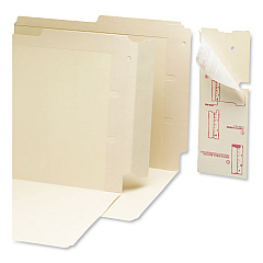Smead End Tab Converters, Straight Tab, Manila, 3.25" Wide, 500/Box (68080)