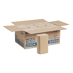 Georgia Pacific Professional Pacific Blue Basic M-Fold Paper Towels, 9.2 x 9.4, Brown, 250/Pack, 16 Packs/Carton (23304)