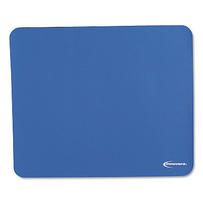 Innovera Latex-Free Mouse Pad, 9 x 7.5, Blue (IVR52447)