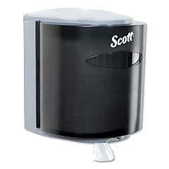 Scott Roll Control Center Pull Towel Dispenser, 10.3 x 9.3 x 11.9, Smoke/Gray (09989)