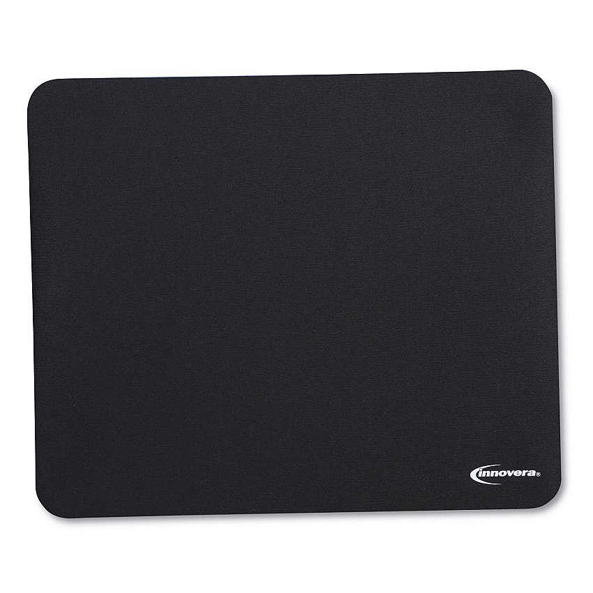 Innovera Latex-Free Mouse Pad, 9 x 7.5, Black (IVR52448)