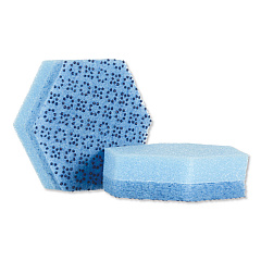 Scotch-Brite PROFESSIONAL Low Scratch Scour Sponge 3000HEX, 4.45 x 3.85, Blue, 16/Carton
