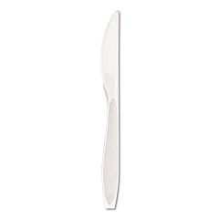 Dart Impress Heavyweight Full-Length Polystyrene Cutlery, Knife, White, 1000/Carton (HSWK0007)