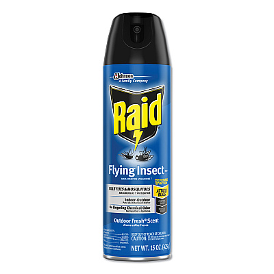 Raid Flying Insect Killer, 15 oz Aerosol, 12/Carton (300816)