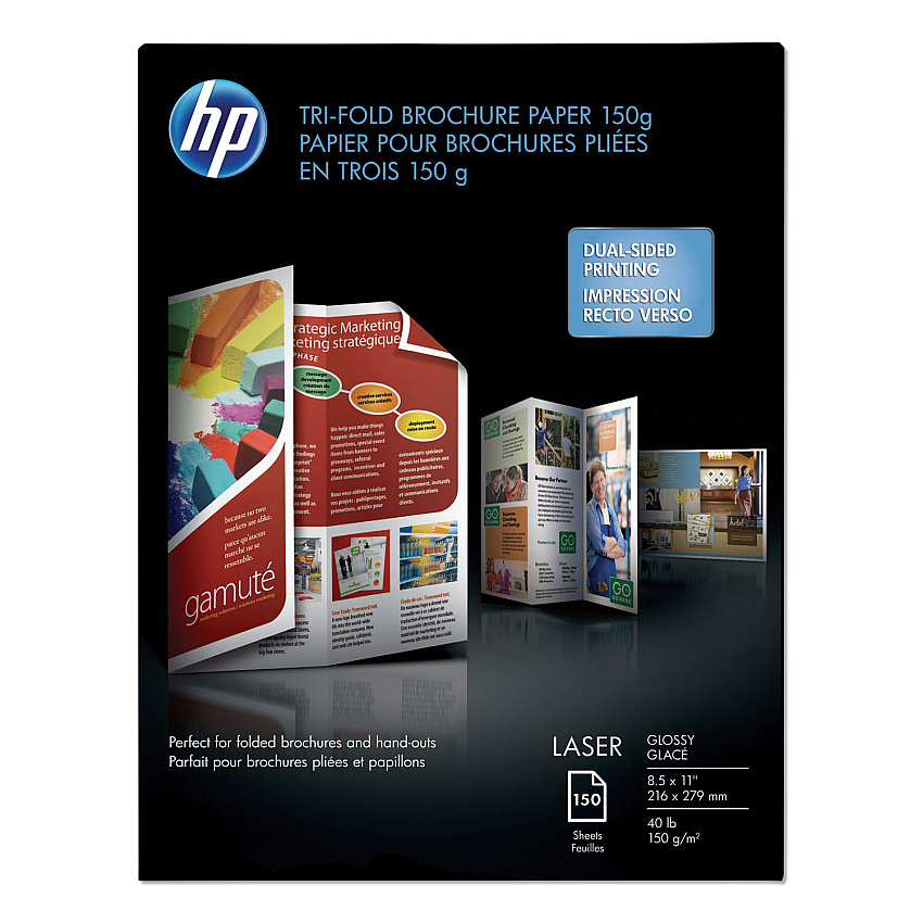 HP Q6612A Tri-Fold Brochure Paper
