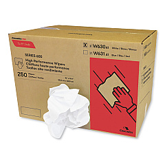 Cascades PRO Tuff-Job Spunlace Towels, Crumple Pack, 14.38 x 14, White, 250/Carton (W630)