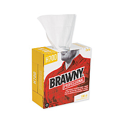 Brawny Professional Medium Weight HEF Shop Towels, 9.1 x 16.5, 100/Box (25070)