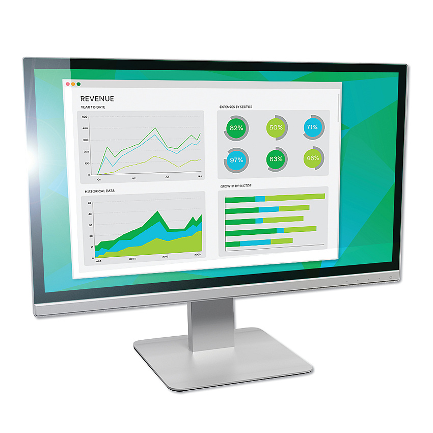 3M Antiglare Frameless Filter for 24" Widescreen Monitor, 16:9 Aspect Ratio (AG240W9B)