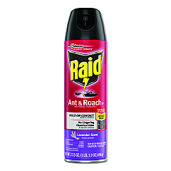 Raid Ant and Roach Killer, 17.5 oz Aerosol, Lavendar, 12/Carton (334632)