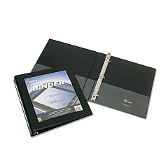 AbilityOne 7510014621389 SKILCRAFT Framed Slant-D Ring View Binder, 3 Rings, 1.5" Capacity, 11 x 8.5, Black