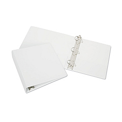 AbilityOne 7510013856711 SKILCRAFT Slant D-Ring View Binder, 3 Rings, 1.5" Capacity, 11 x 8.5, White