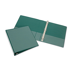 AbilityOne 7510012723231 SKILCRAFT Round Ring View Binder, 3 Rings, 3" Capacity, 11 x 8.5, Green