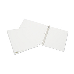 AbilityOne 7510014841759 SKILCRAFT 3-Ring Flexible Binder, 1" Capacity, 11 x 8.5, White