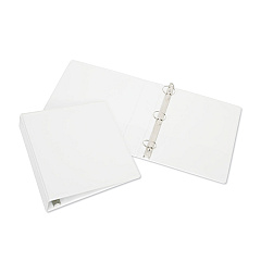 AbilityOne 7510012038814 SKILCRAFT Round Ring View Binder, 3 Rings, 2" Capacity, 11 x 8.5, White