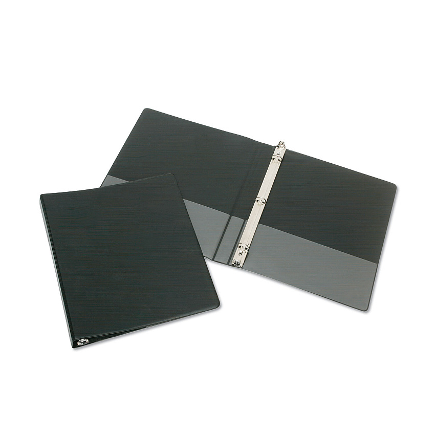 AbilityOne 7510009845787 SKILCRAFT Flexible 3-Ring Binder, 0.5" Capacity, 11 x 8.5, Black
