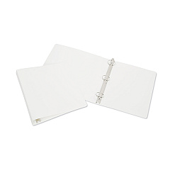 AbilityOne 7510014841744 SKILCRAFT 3-Ring Flexible Binder, 1.5" Capacity, 11 x 8.5, White