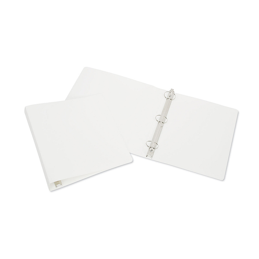 AbilityOne 7510014841744 SKILCRAFT 3-Ring Flexible Binder, 1.5" Capacity, 11 x 8.5, White