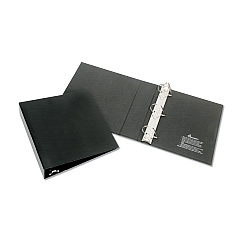 AbilityOne 7510015799329 SKILCRAFT Recyclable D-Ring Binder, 3 Rings, 1" Capacity, 11 x 8.5, Black