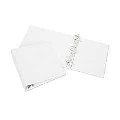 AbilityOne 7510013848788 SKILCRAFT Slant D-Ring View Binder, 3 Rings, 2" Capacity, 11 x 8.5, White