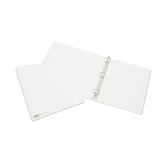 AbilityOne 7510014841761 SKILCRAFT 3-Ring Flexible Binder, 0.5" Capacity, 11 x 8.5, White